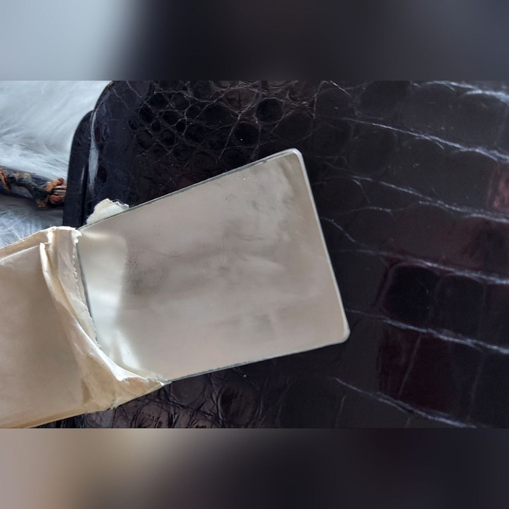 Vintage Reptile Purse Distressed - Picture 13 of 13